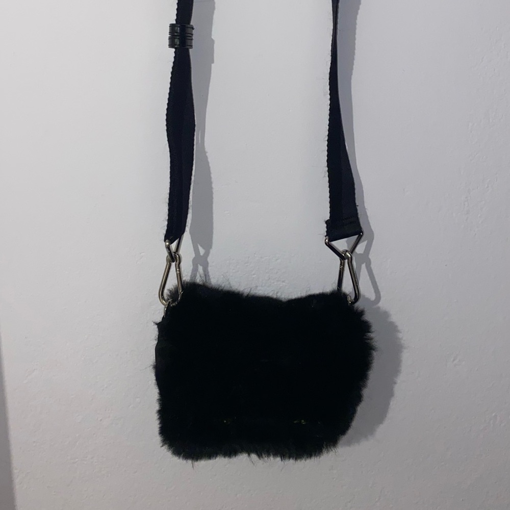 Bimba & Lola faux fur crossbody bag